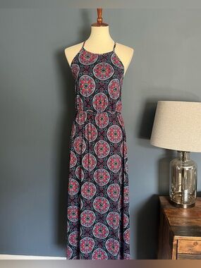 french grey nichelle knit maxi dress Size L navy French Grey Nichelle Knit Maxi dress
